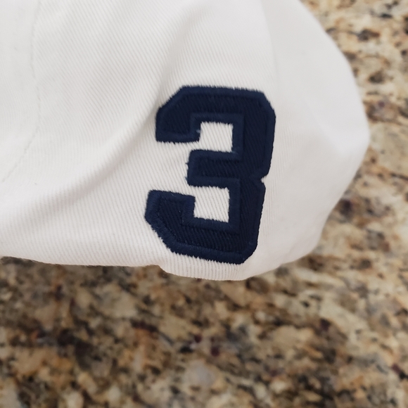 POLO RALPH LAUREN MEN'S WHITE 3 POLO PLAYER/PONY LOGO BALL CAP HAT OSFA $49 NWT - Picture 3 of 11